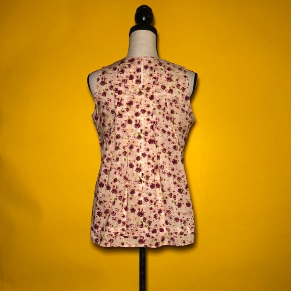 🟠 VASIA 🟠 (Anthro) floral sleeveless top - Picture 2 of 9